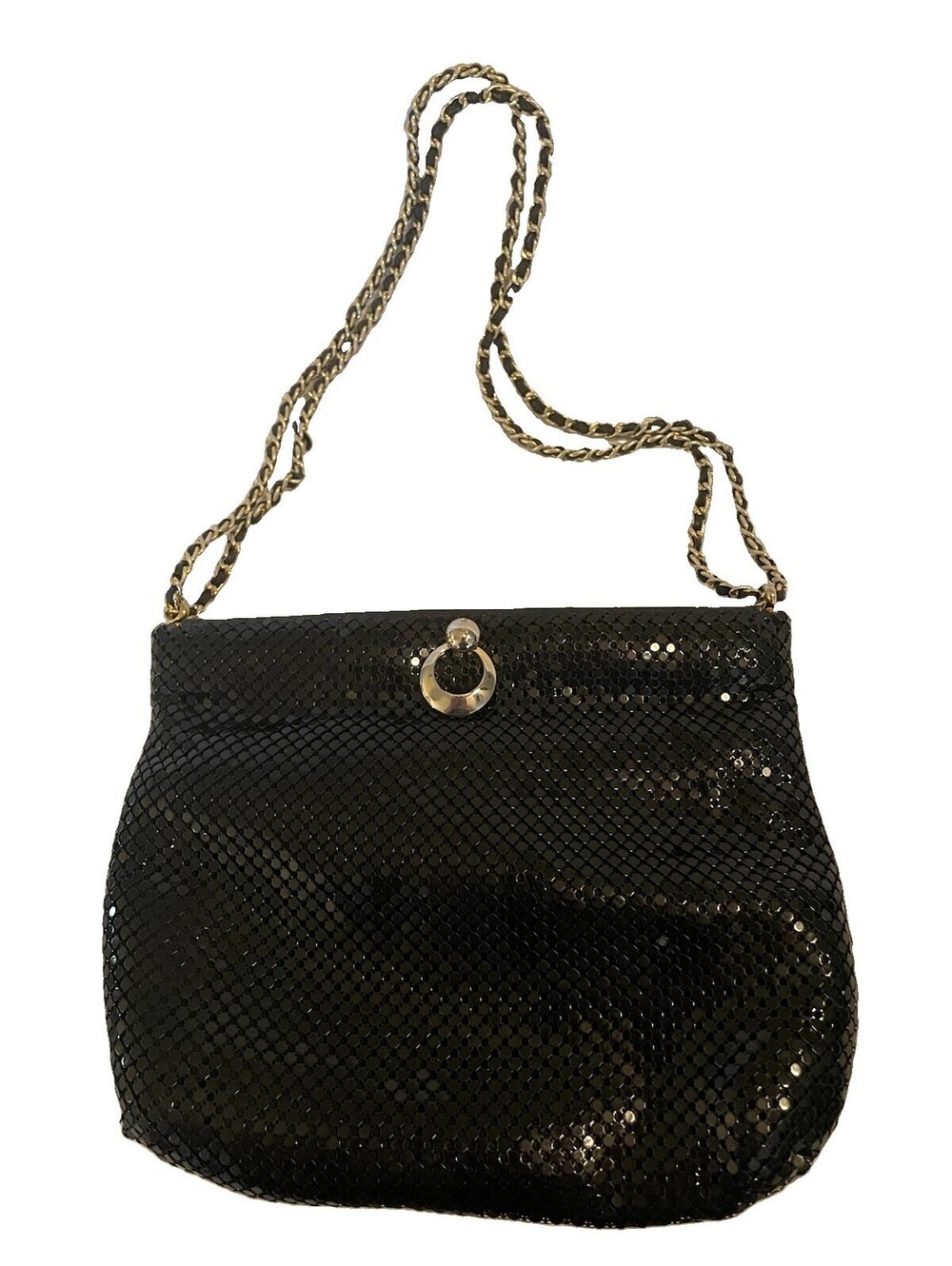 1980’s Whiting And Davis chainmail / Sequin Evening bag